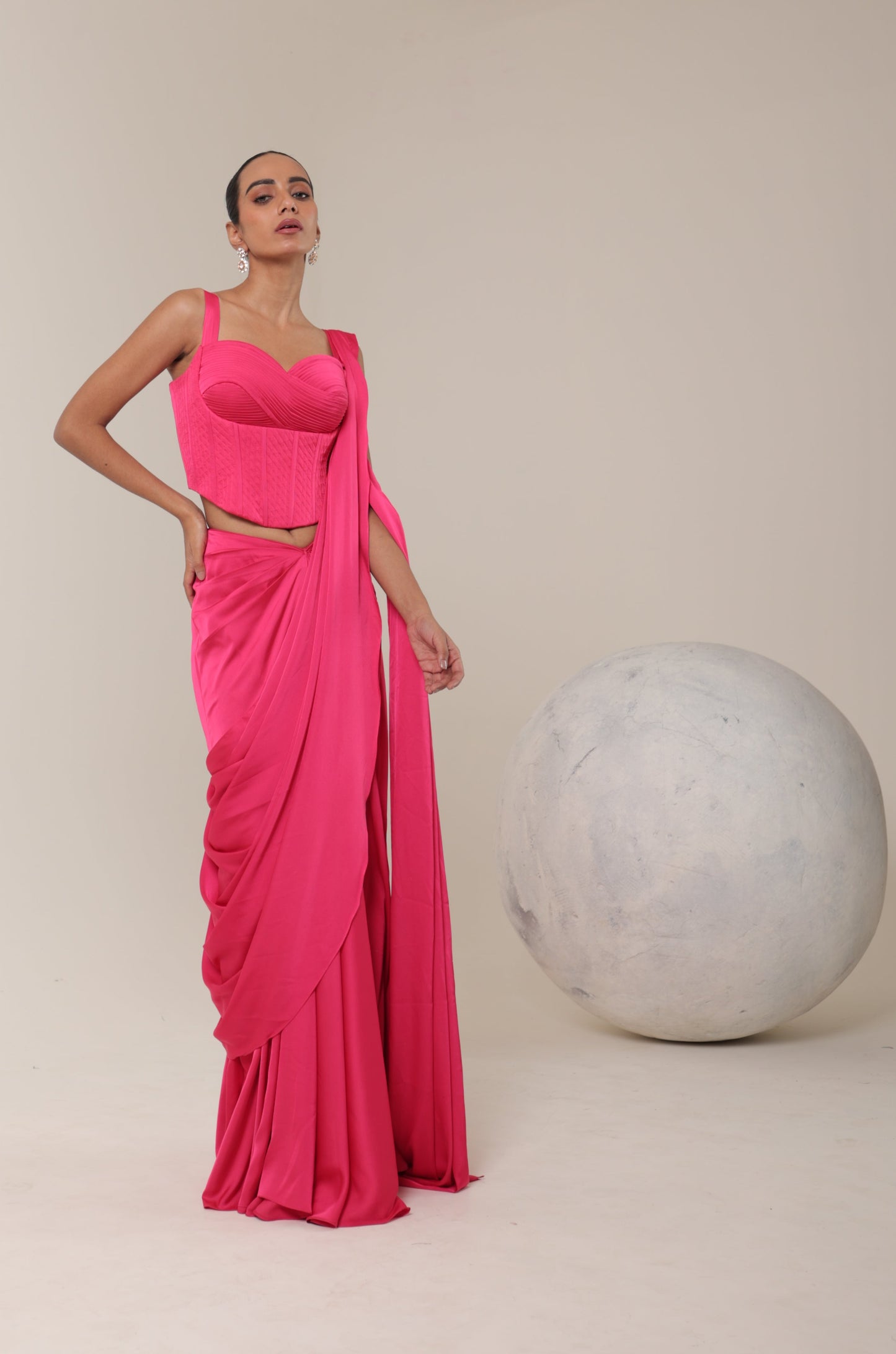 GOLABI CORSET SAREE