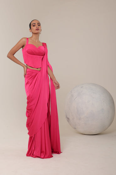 GOLABI CORSET SAREE