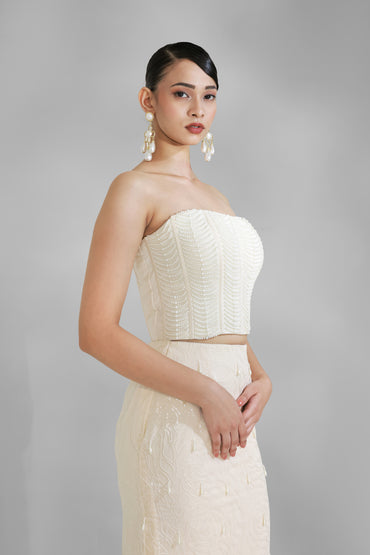 HALO FISH CUT LEHENGA SET