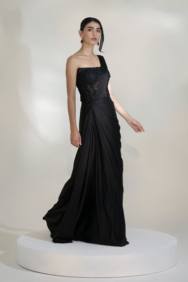 QUEEN CORSET SAREE SET