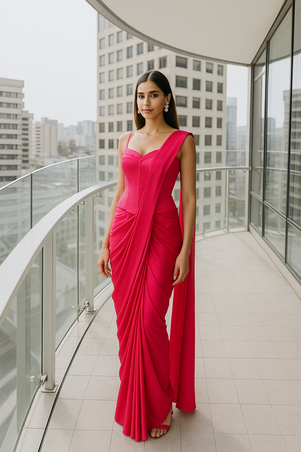 ROSE CORSET SAREE