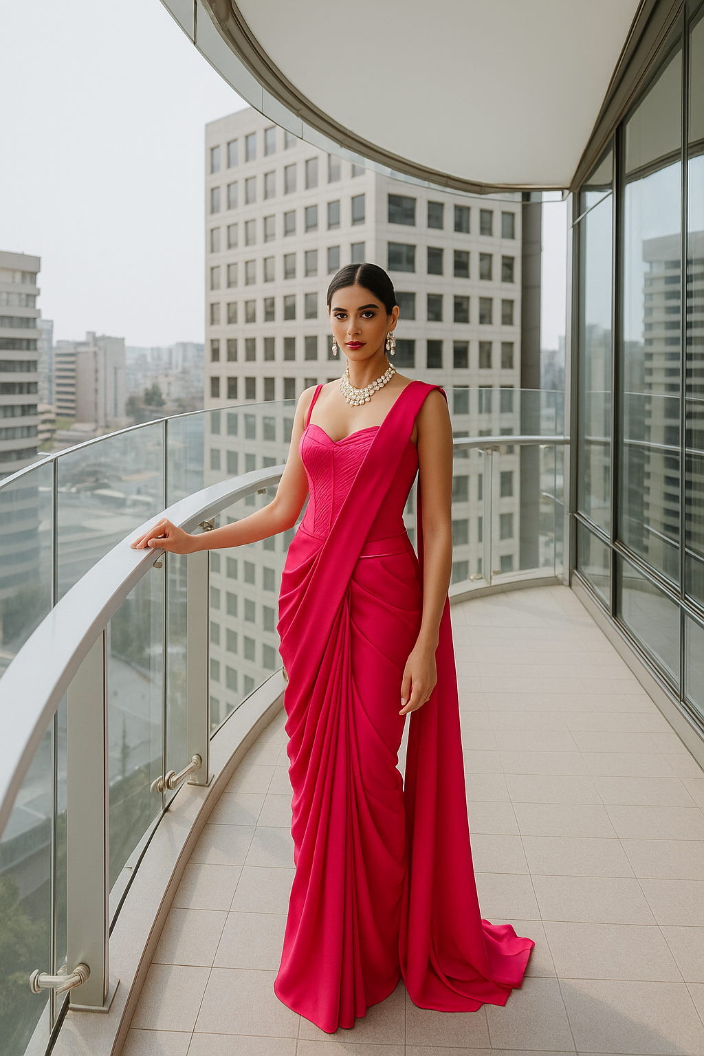 ROSE CORSET SAREE