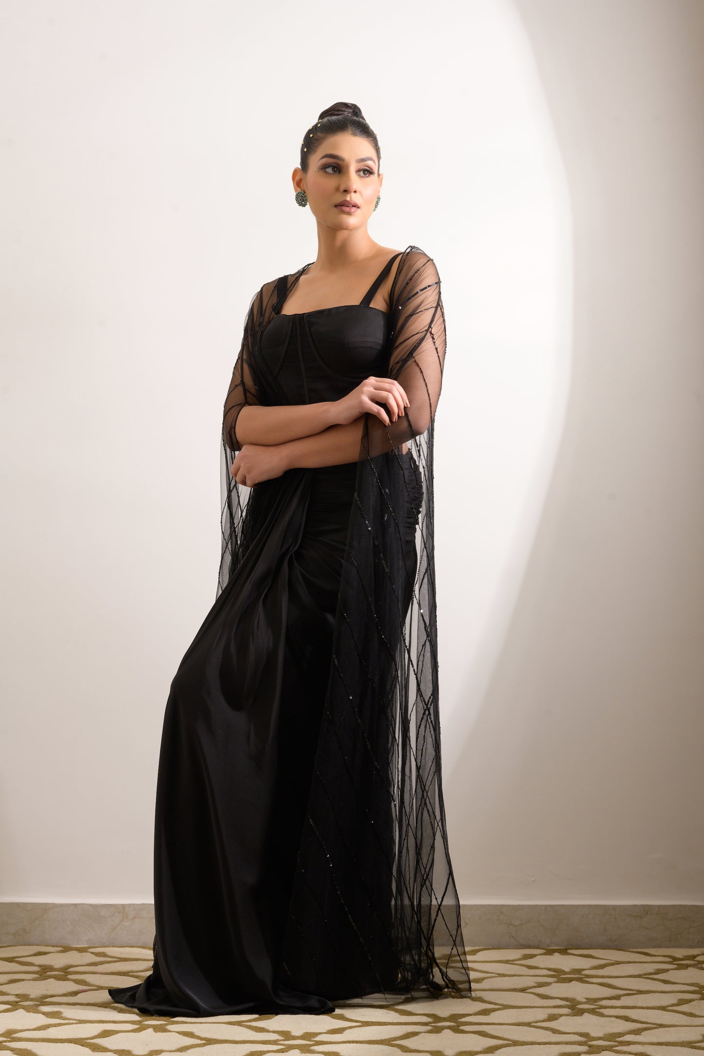Black Cape & Corset