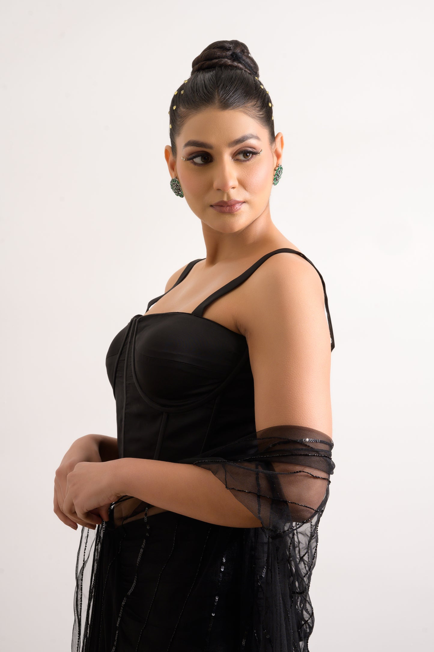 Black Cape & Corset