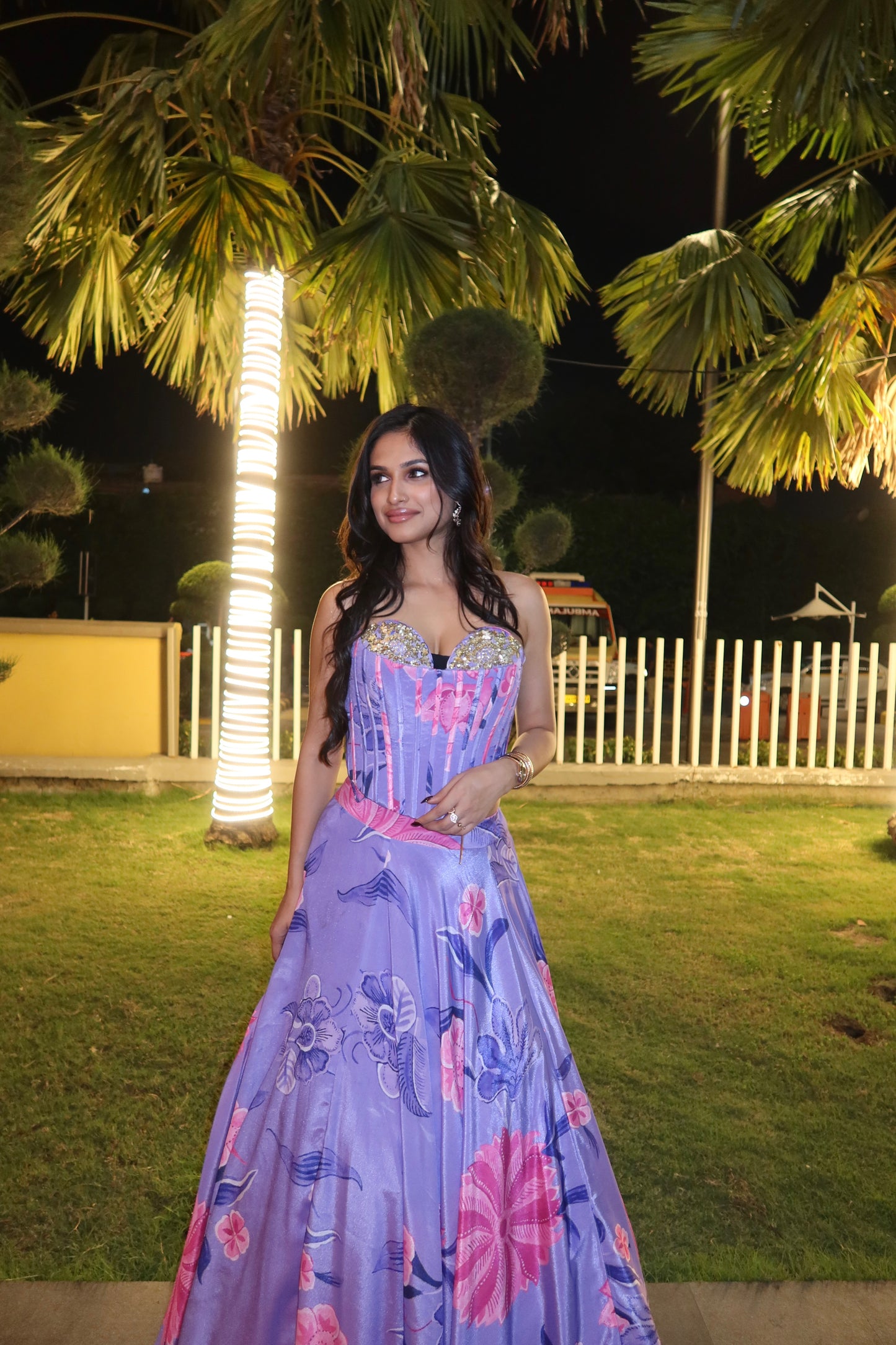 KASHISH IN LILAC CORSET LEHENGA