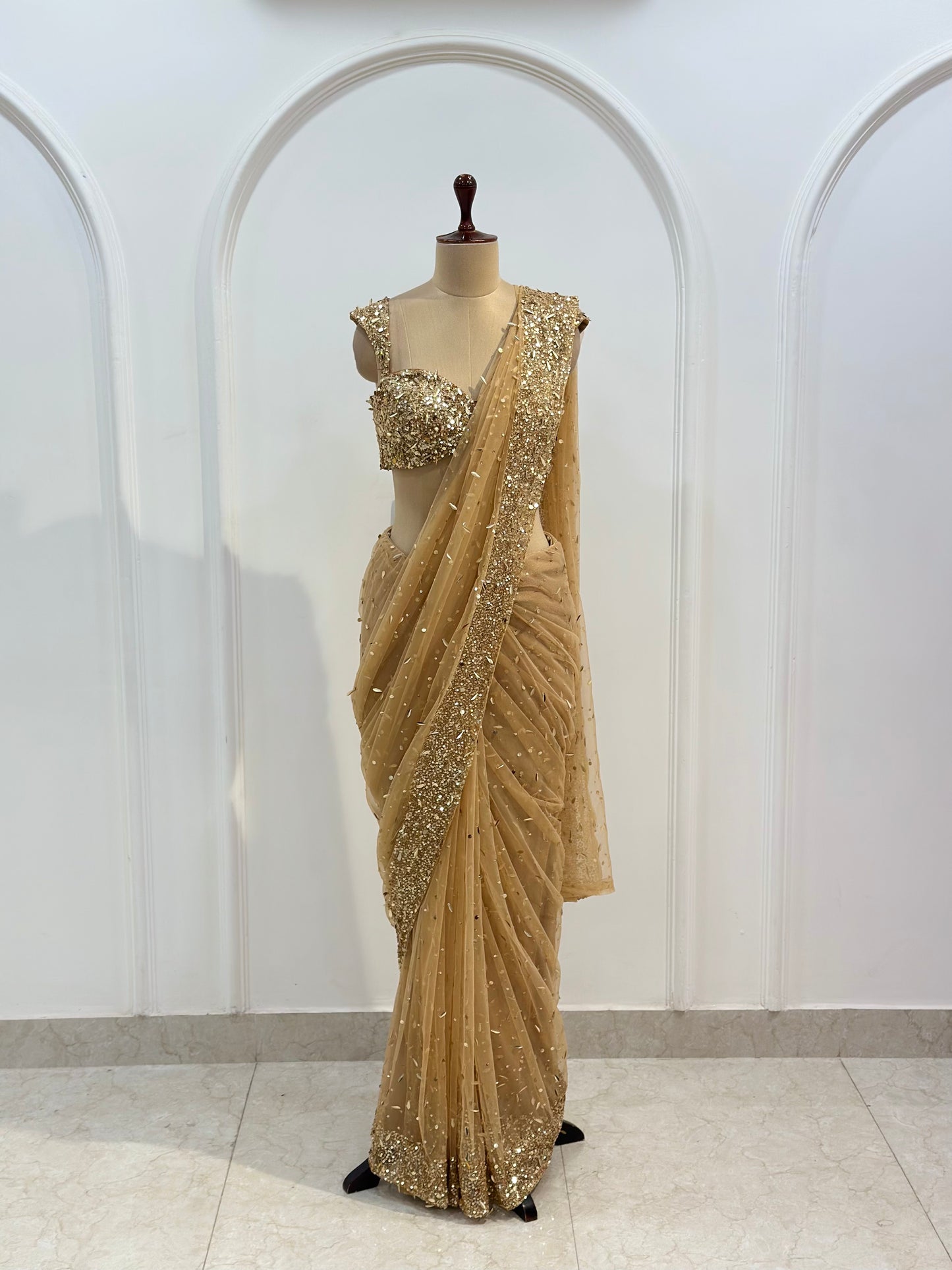 GOLDEN GLAM SAREE