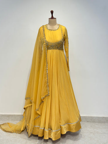 MUSTARD ANARKALI