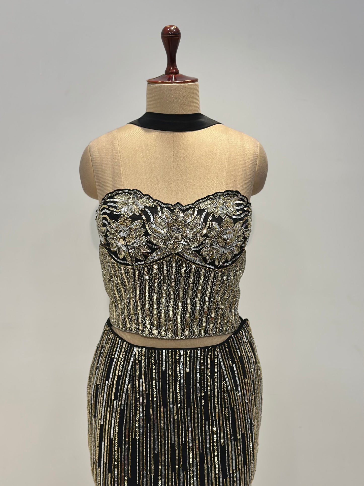 MIDNIGHT GLAM CORSET SKIRT