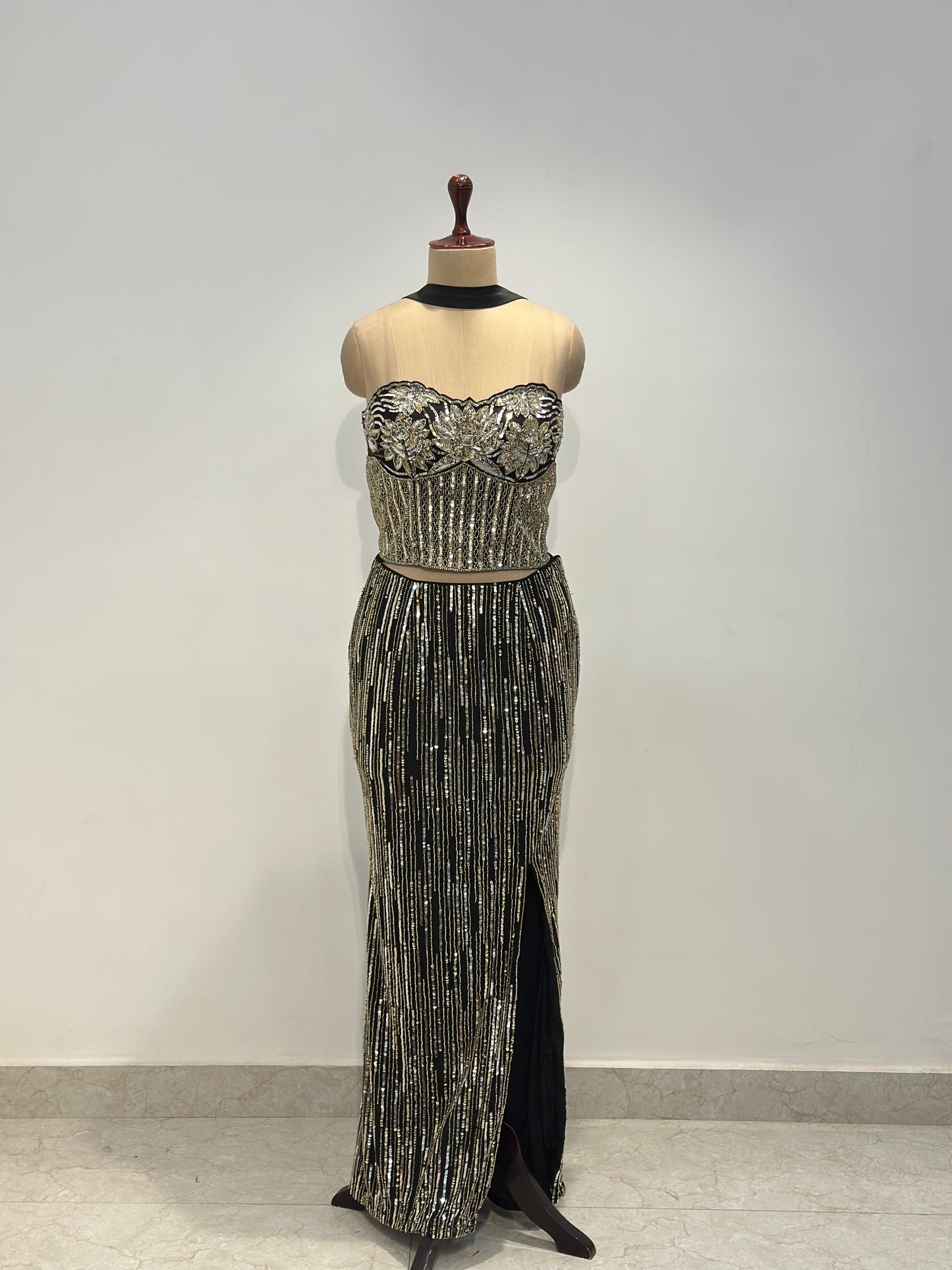 MIDNIGHT GLAM CORSET SKIRT