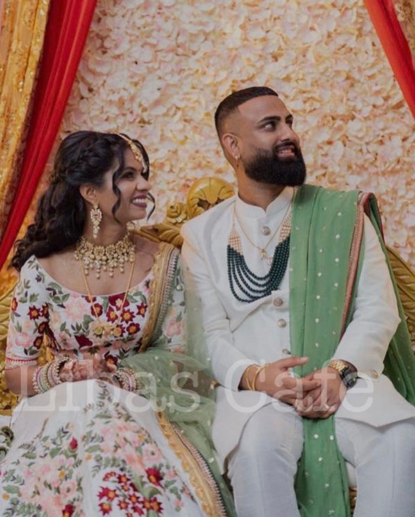 Client Couple In Our Bridal Set