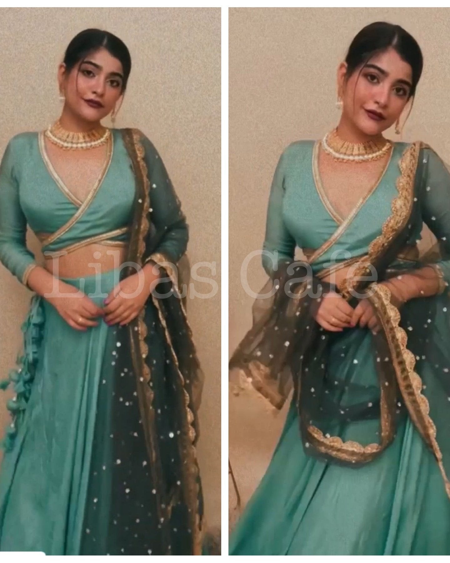 Kritika Khurana In Sage Green Lehenga