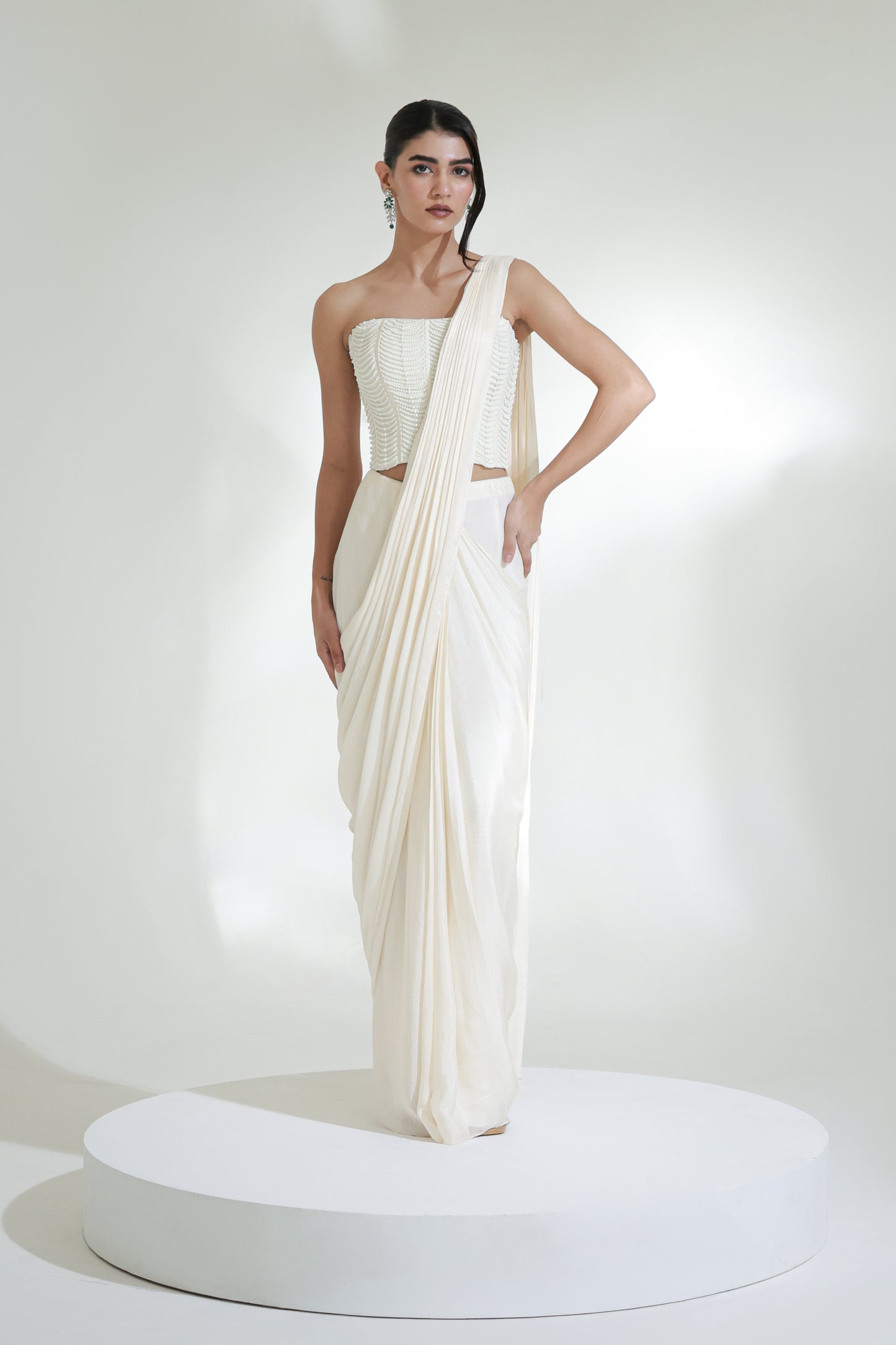 SHELL CORSET SAREE
