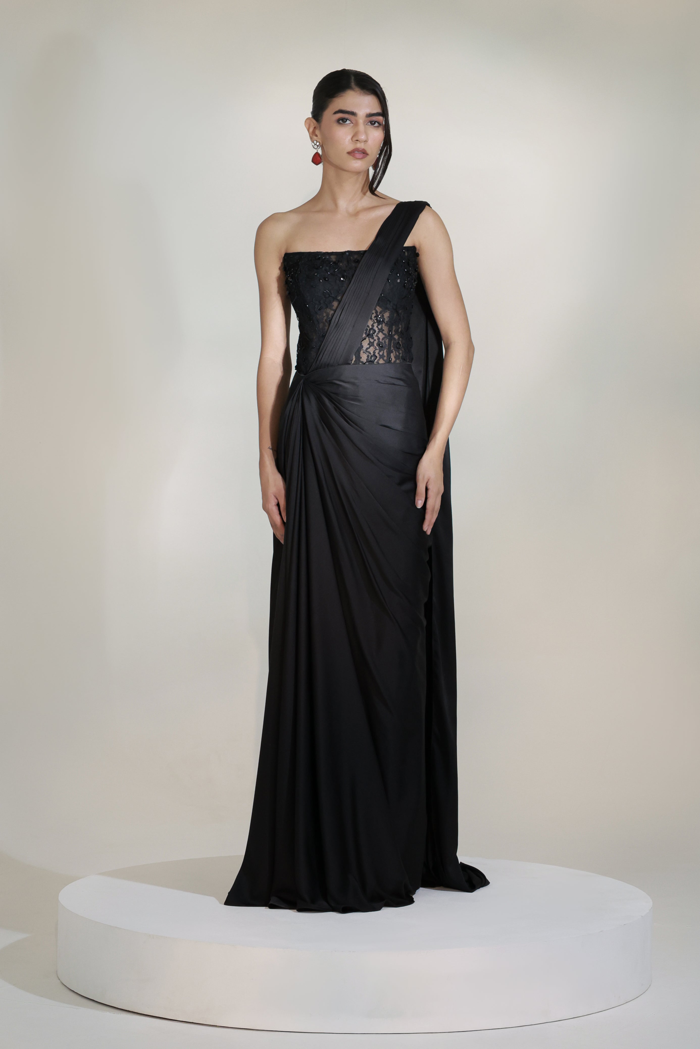 QUEEN CORSET SAREE SET