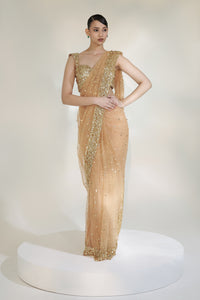 GOLDEN GLAM SAREE