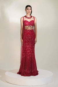 MAJESTY MERMAID LEHENGA SET