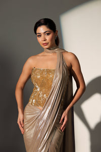 SYLVIE PRE DRAPED CORSET SAREE