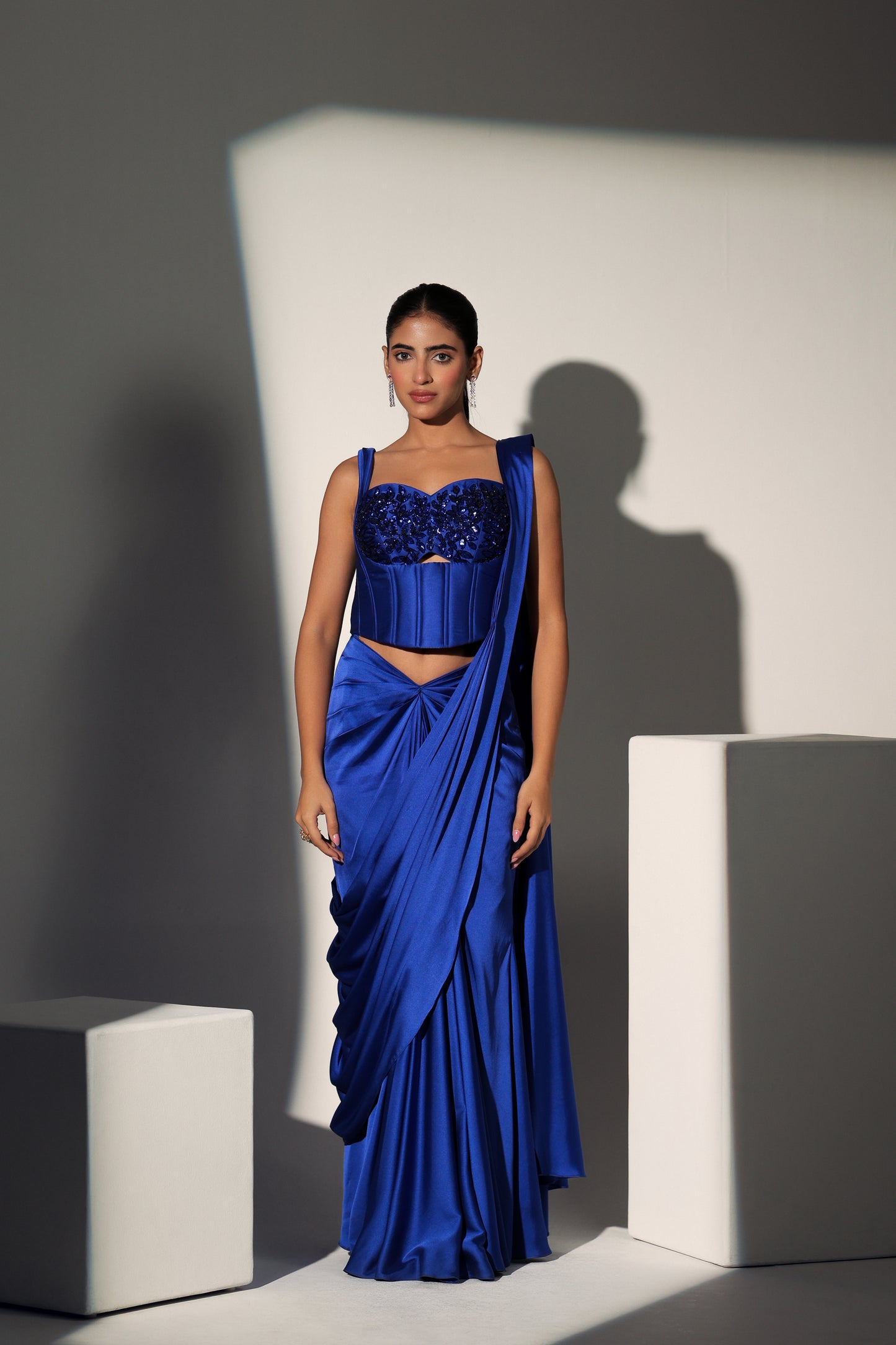 SANSA PRE DRAPED CORSET SAREE