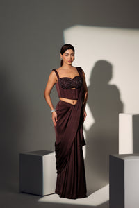 DIANA PRE DRAPED CORSET SAREE