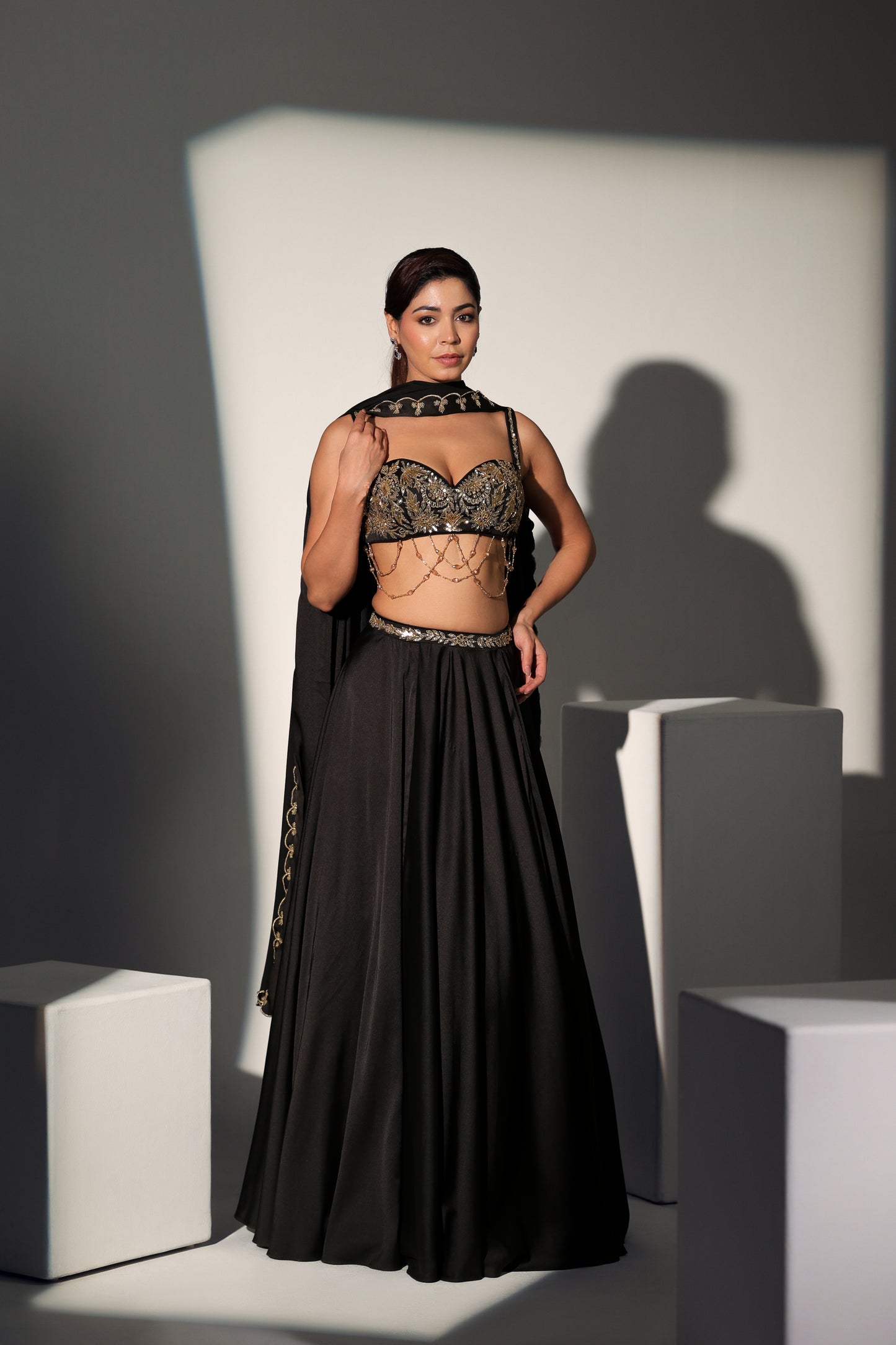 ELLE BLOUSE SKIRT SET WITH DUPATTA