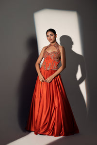 RACHEL CORSET LEHENGA SET