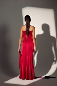 ELIZABETH HALTER CORSET MERMAID SKIRT SET