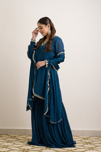 Aegan Blue Mirror Sharara