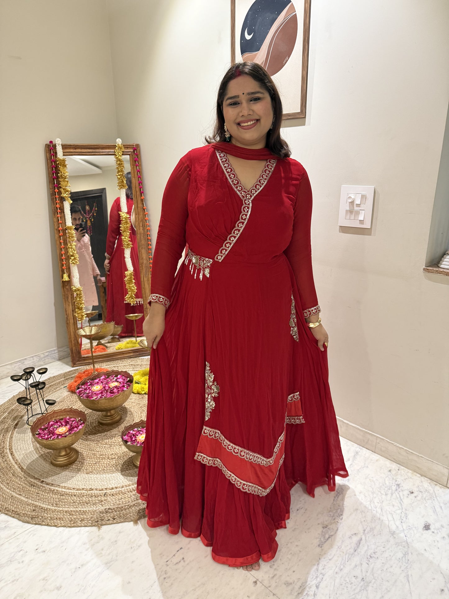 Diksha in Red Dress