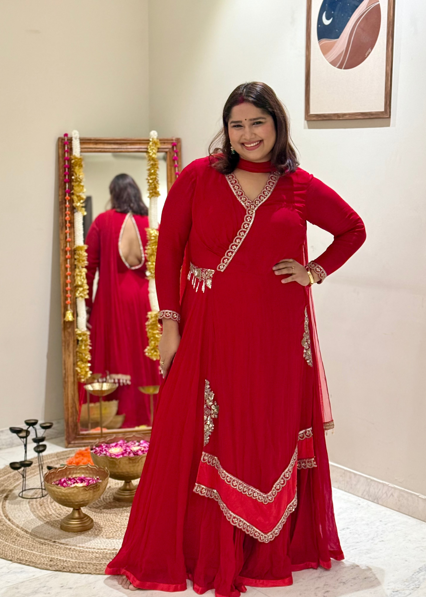 Diksha in Red Dress