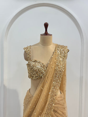 GOLDEN GLAM SAREE