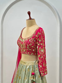 SAGE PINK LEHENGA