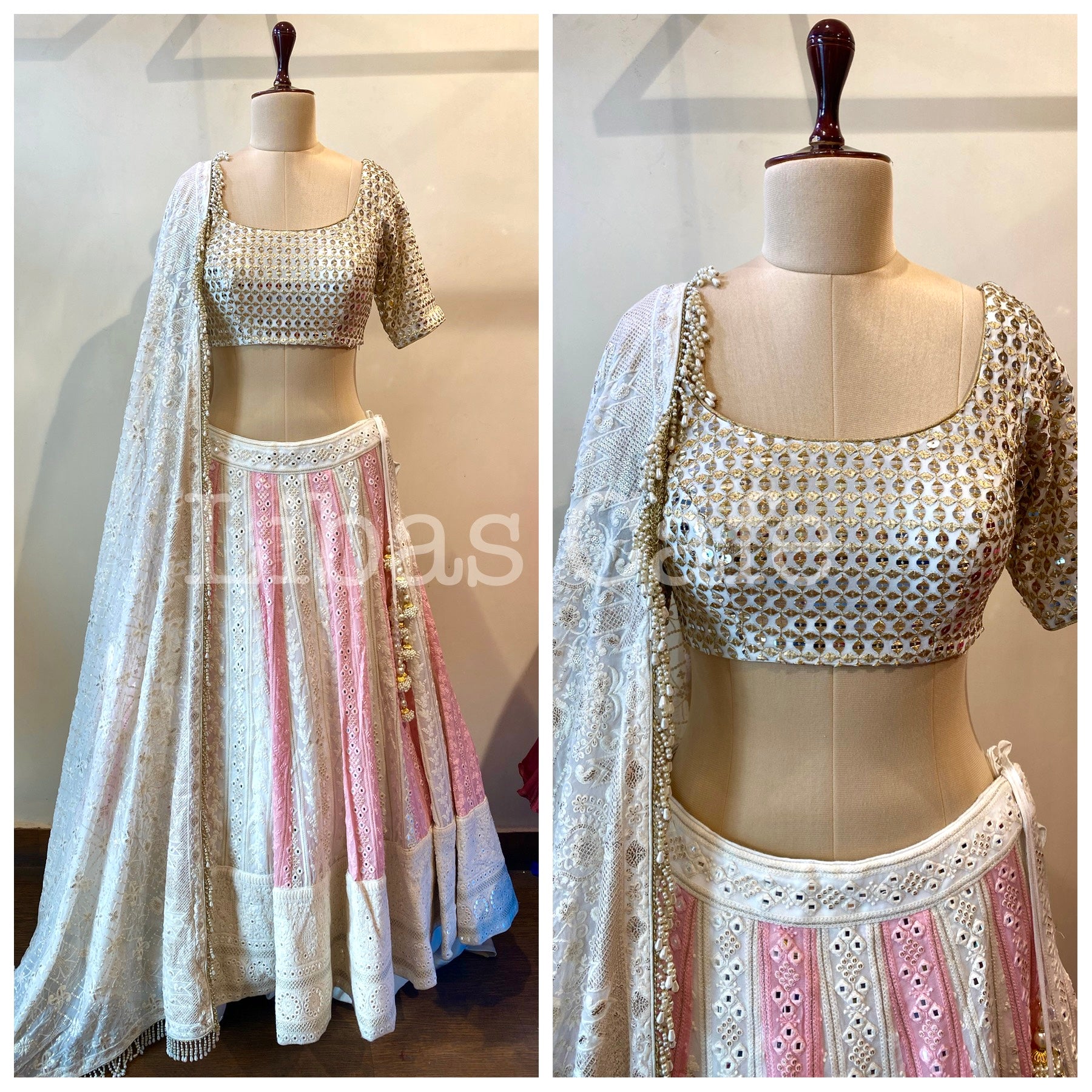 Ombre Lakhnavi Lehenga